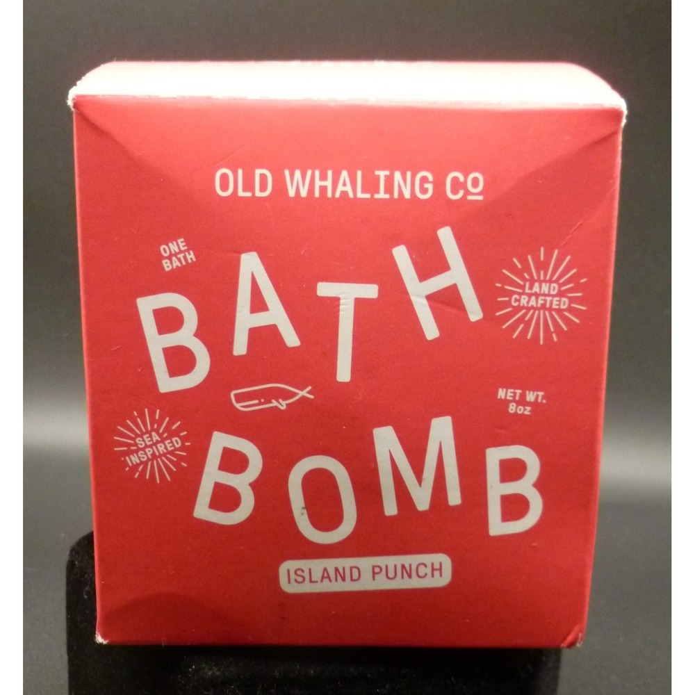 Old Whaling Co ~ Island Punch ~ Scented Bath Bomb Fizzy & Relaxing ~New ~Read Ad